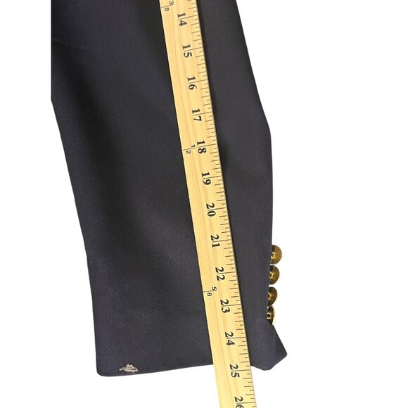 Chaps Ralph Lauren Blazer Mens 43R Wool Gold Buttons Double Vent Classic Jacket - Picture 10 of 13